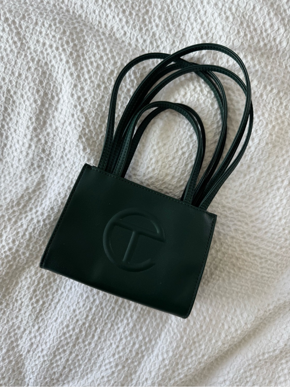 Telfar Dark Green Mini Shoulder Bag